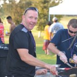 The Lemoore Lions cooked up some sausage for the event.